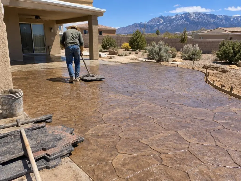 Stamped Concrete in Rio Rancho, NM